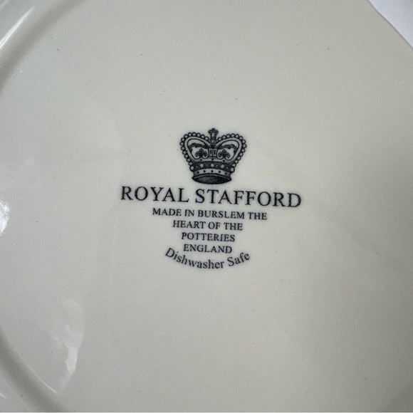 Royal Stafford Halloween Guardian Sorcerer Moon Witch Salad Plates Set of 3 New - Picture 6 of 6